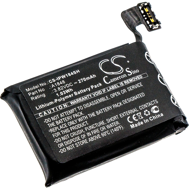 Batteri til Smartwatch til Apple MQJU2LL/A, MQKW2LL/A, MQKV2LL/A og andre.