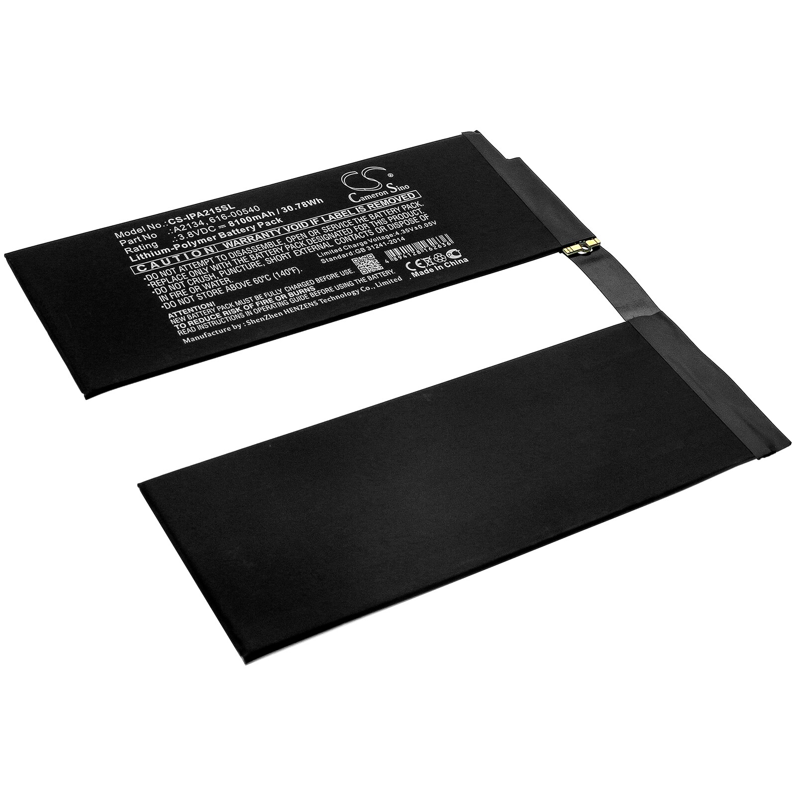 Batteri til tablet til Apple iPad Air 3, iPad Air 3 2019, iPad Air 10,5" 2019 og andre.