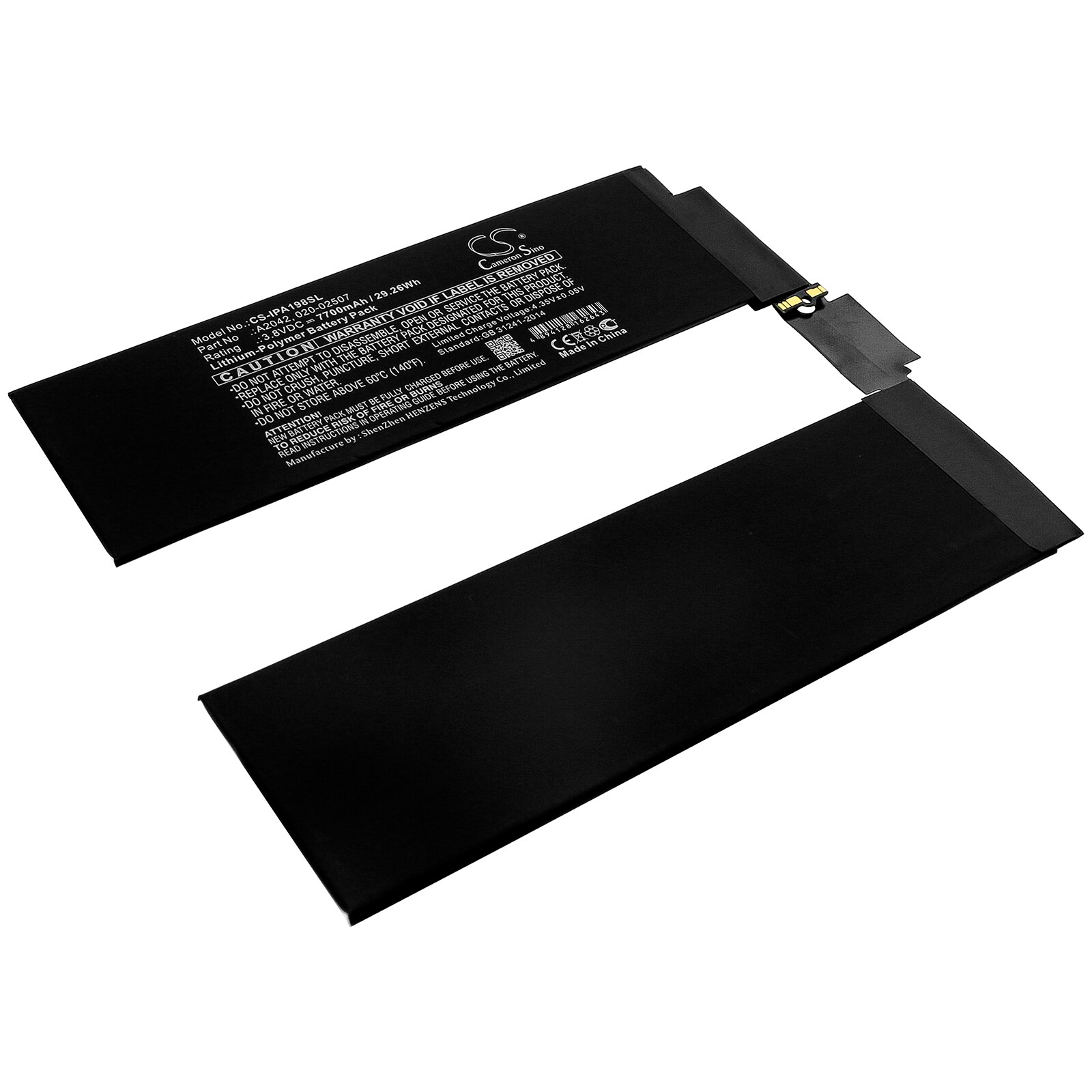 Batteri til tablet til Apple iPad Pro 11, iPad Pro 11 2018 3rd Gen, A1980 og andre.