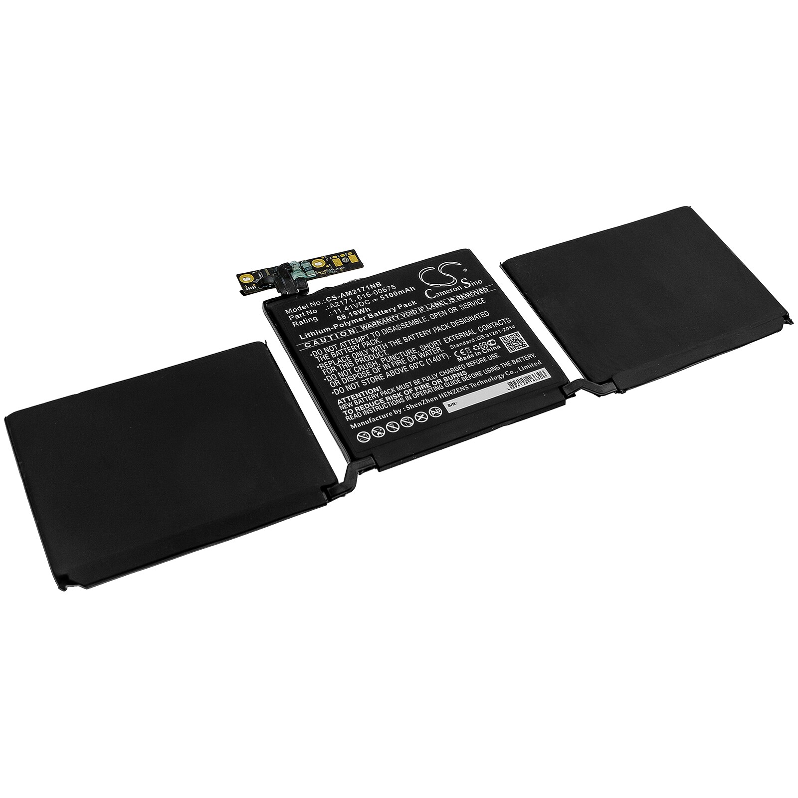 Batteri til notebook, laptop til Apple Macbook Pro EMC 3301, MUHN2LL/A og andre