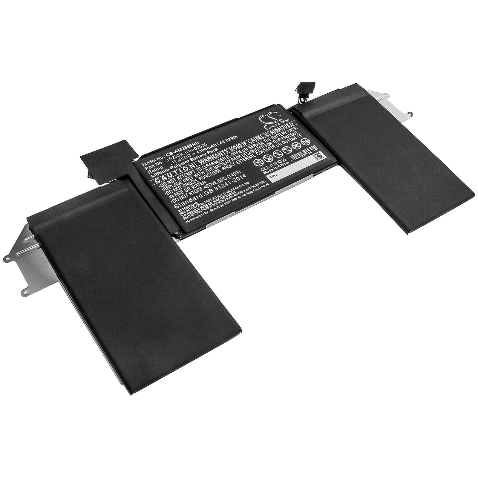 Batteri til notebook, laptop til Apple MacBook Air 13(Late 2020) og andre.
