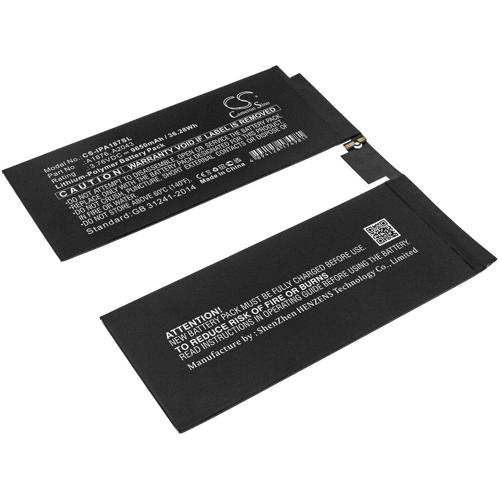 Batteri til tablet til Apple iPad Pro 12.9 3rd, iPad Pro 12.9 4th og andre.
