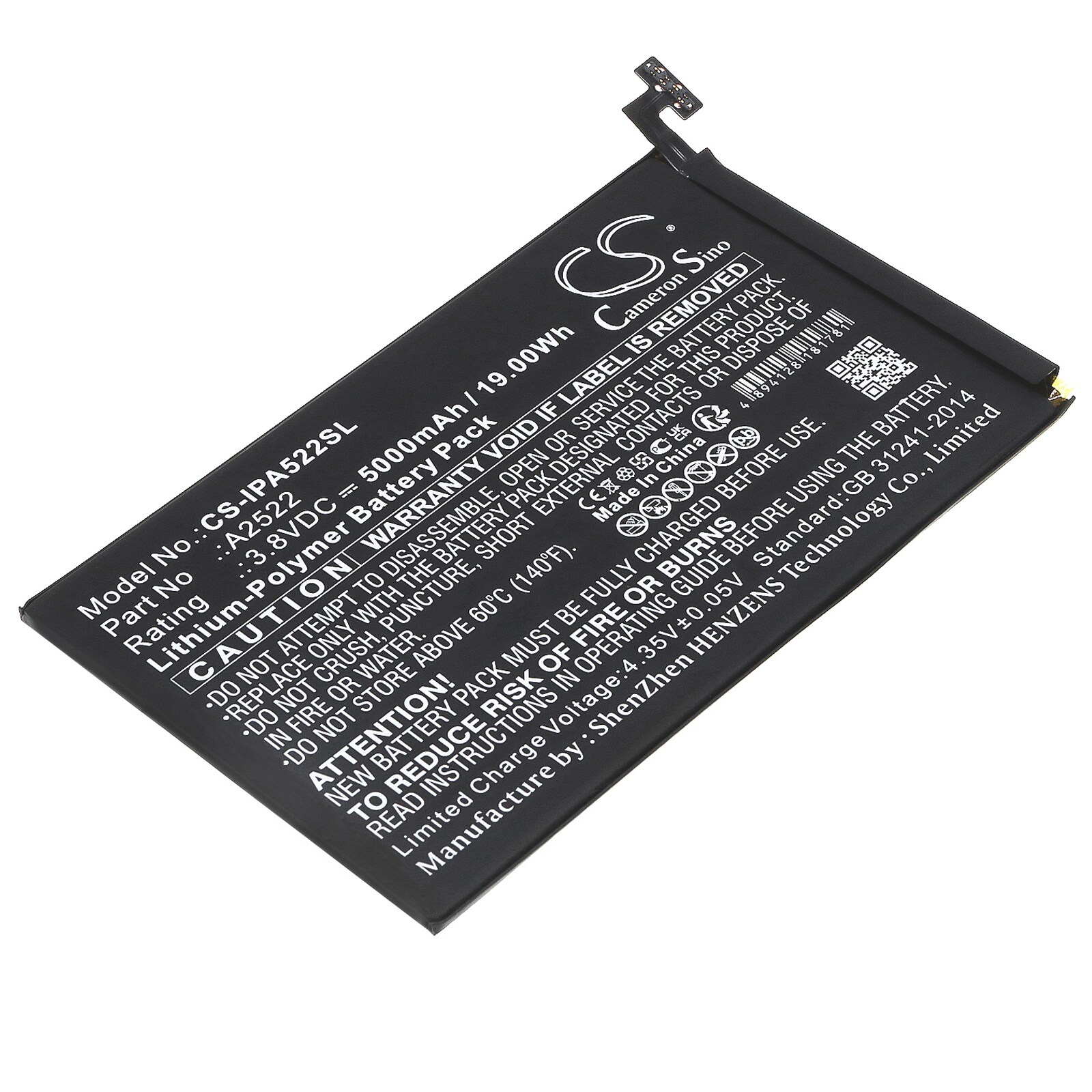 Batteri til tablet til Apple A2567, A2568, A2569 osv.