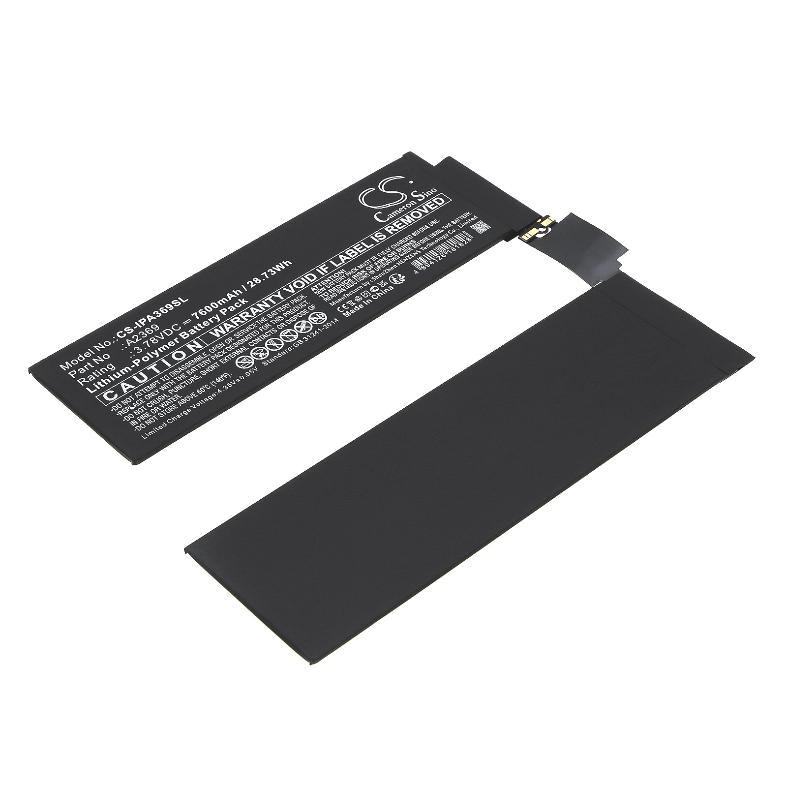 Batteri til tablet til Apple iPad Pro 11 2021, iPad Pro 11 3rd Gen 2021, A2377 og andre.