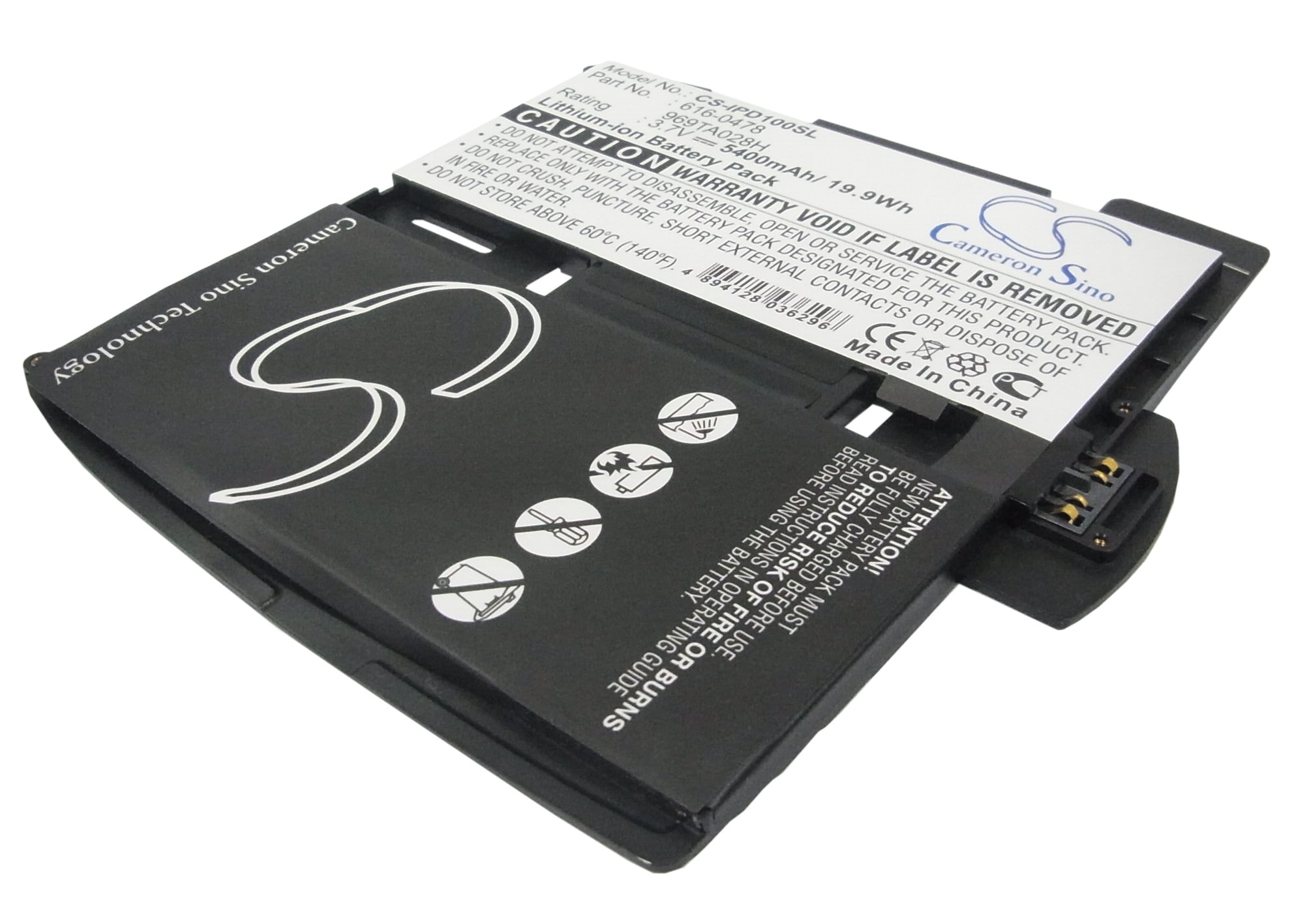 Batteri til tablet til Apple iPAD, iPAD A1315, iPAD A1337 og andre.