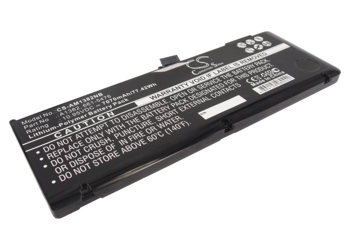 Batteri til notebook, laptop til Apple Macbook Pro 15" tommer i7 og andre