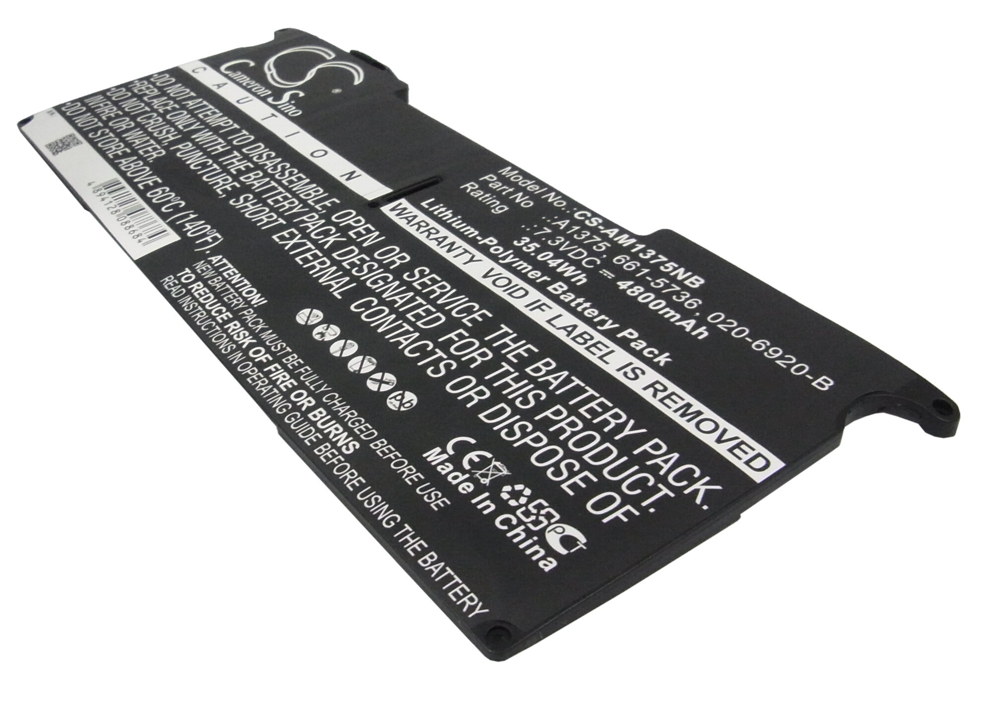 Batteri til notebook, laptop til Apple MacBook Air 11" A1370 2010 og andre