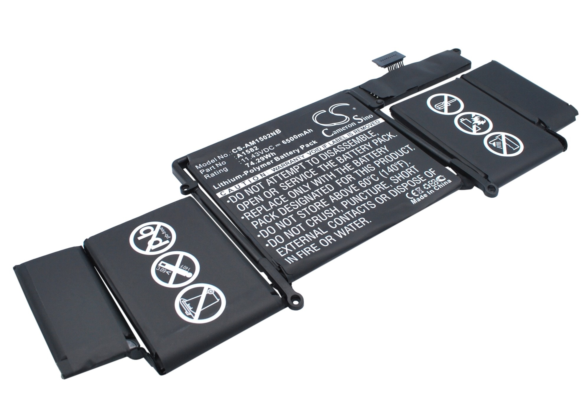 Batteri til notebook, laptop til Apple Macbook Pro 13" 2015 Retina og andre