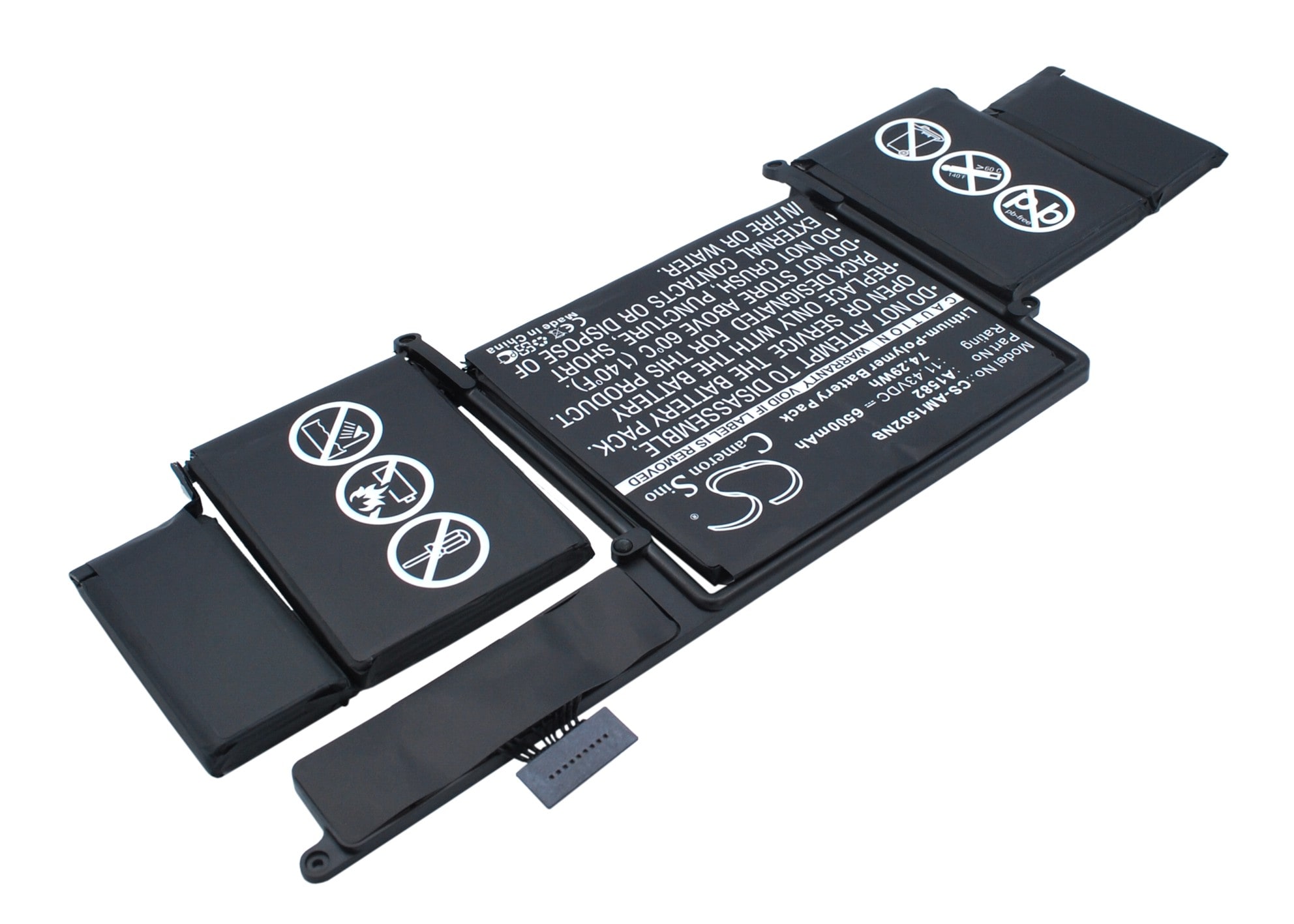 Batteri til notebook, laptop til Apple Macbook Pro 13" 2015 Retina og andre