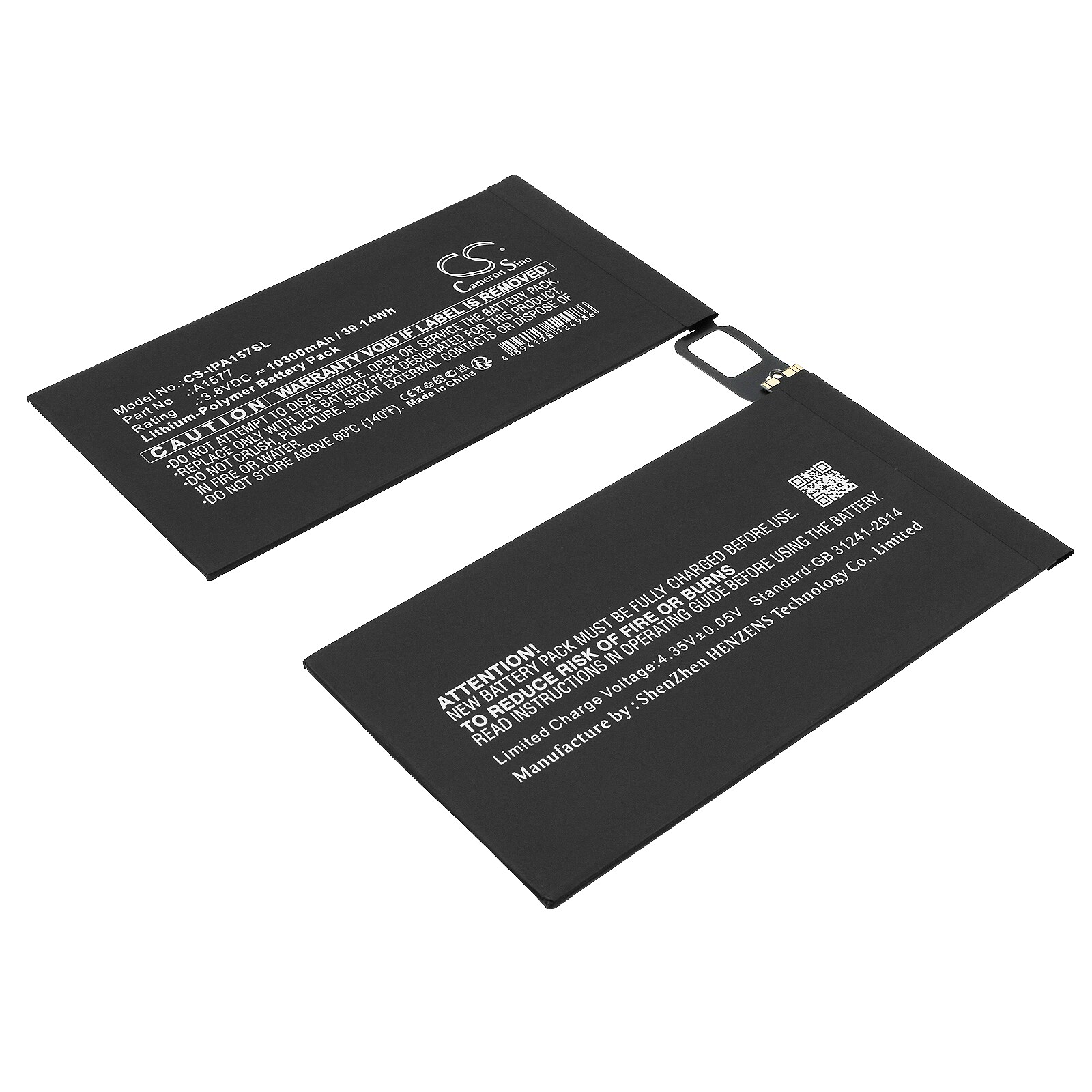 Batteri til tablet til Apple iPad Pro, iPad Pro 12.9, A1584 og andre.