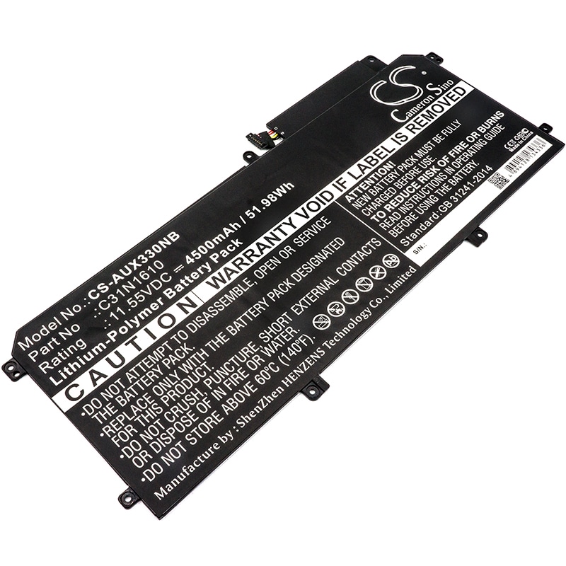 Batteri til notebook, laptop til Asus Zenbook UX330, Zenbook UX330C og andre
