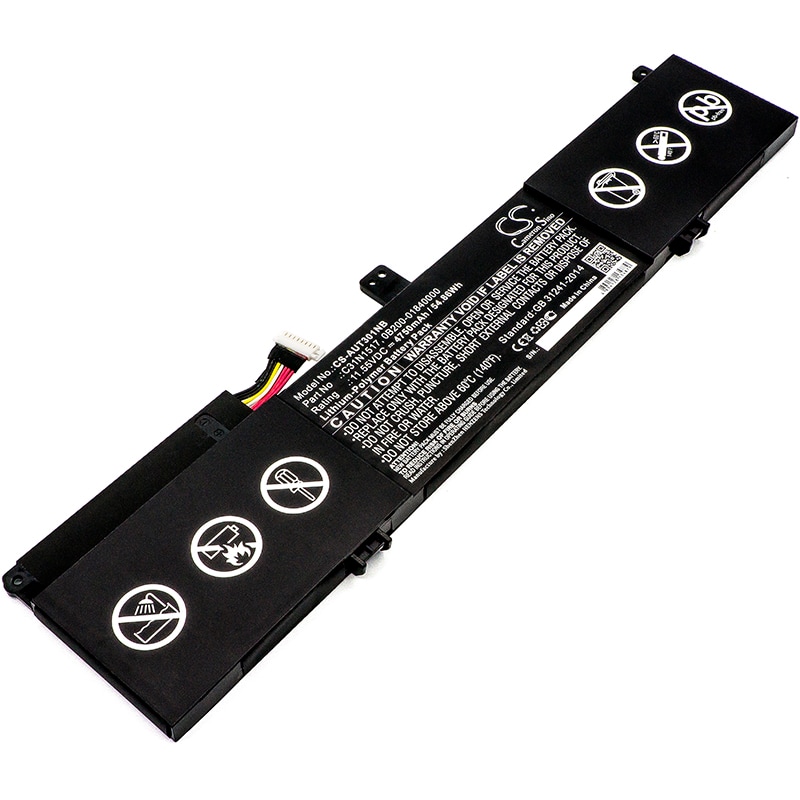 Batteri til notebook, bærbar computer til Asus Q304ua, TP301, TP301U og andre
