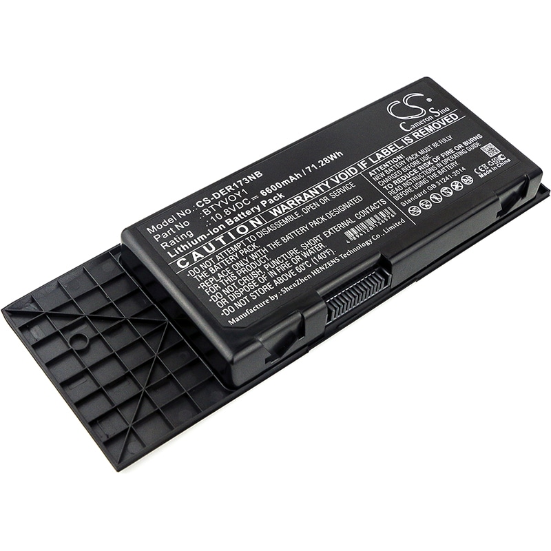 Batteri til notebook, bærbar computer til DELL Alienware M17x R3, Alienware M17x R4