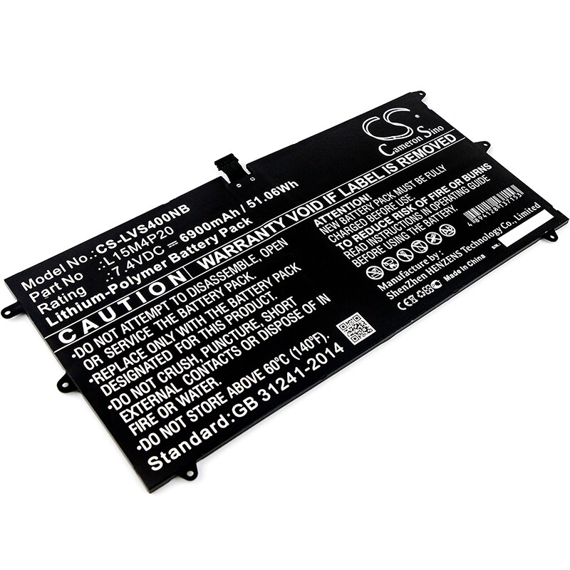 Batteri til notebook, bærbar computer til Lenovo Yoga 900S-12ISK, Yoga 900S 12ISK og andre.