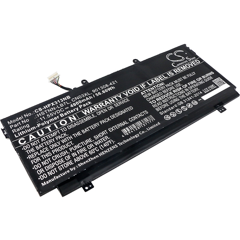 Batteri til notebook, bærbar computer til HP Spectre X360 13-AB001 og andre