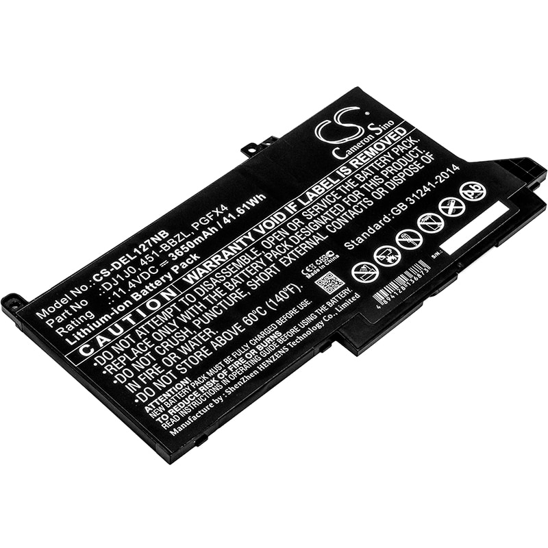 Batteri til notebook, laptop til DELL Latitude 12 7000, Latitude 12 7280 og andre.