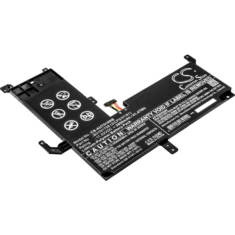 Batteri til notebook, bærbar computer til Asus VivoBook Flip TP510, TP510UQ-1A og andre