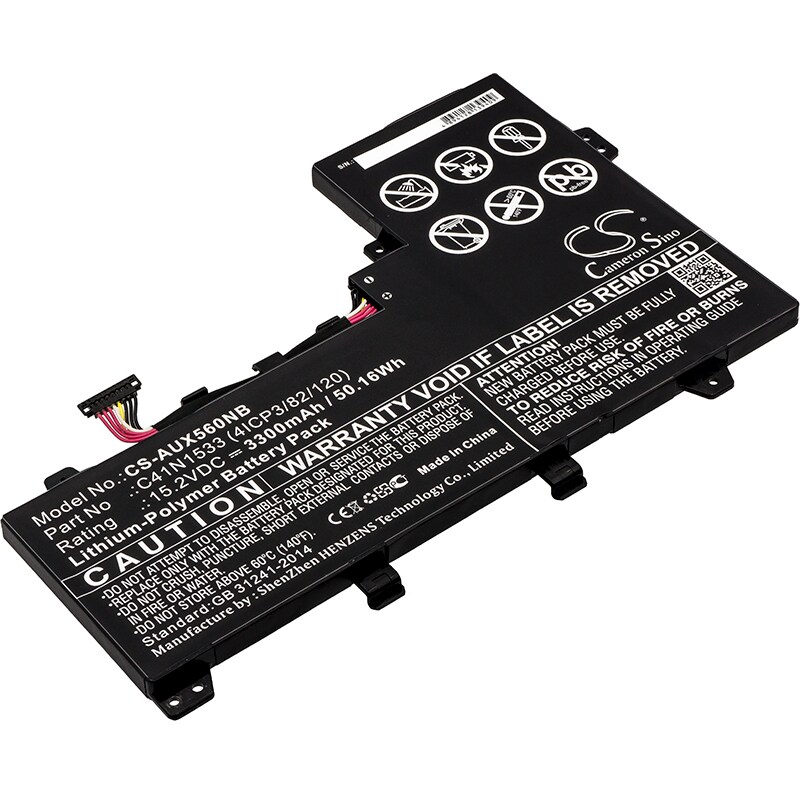 Batteri til notebook, bærbar computer til Asus UX560UQ, Q534UX-B, Q534U og andre