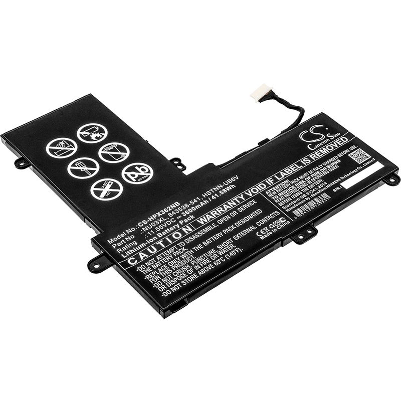 Batteri til notebook, bærbar computer til HP Pavilion X360 11-U000 og andre