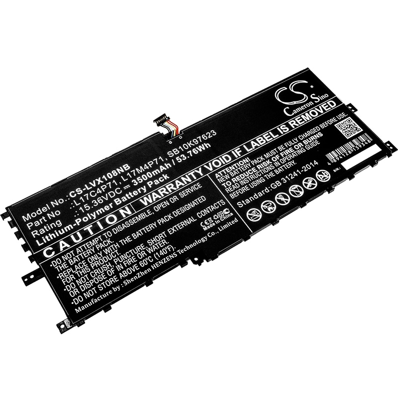 Batteri til notebook, bærbar computer til Lenovo ThinkPad X1 Yoga 2018 og andre