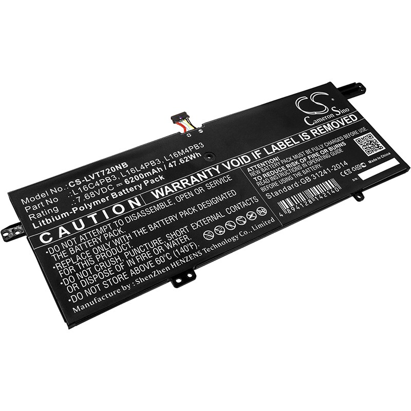 Batteri til notebook, bærbar computer til Lenovo IdeaPad 720s, Ideapad 720S-13IKB og andre.