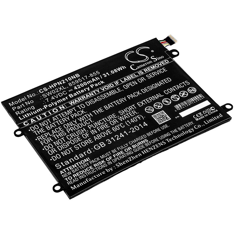 Batteri til notebook, bærbar computer til HP Notebook x2, 10-P018WM og andre