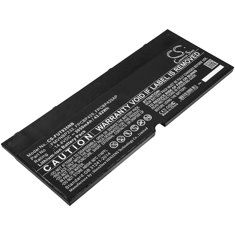 Batteri til notebook, laptop til Fujitsu LifeBook T935, LifeBook U745 og andre