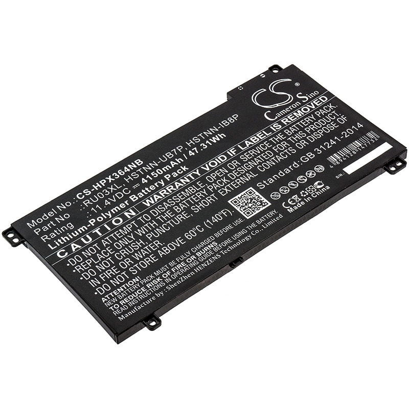 Batteri til notebook, bærbar computer til HP ProBook x360 440 G1 og andre