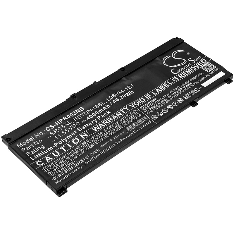 Batteri til notebook, bærbar computer til HP Pavilion 15-CX0058WM, Pavilion 15-CX og andre