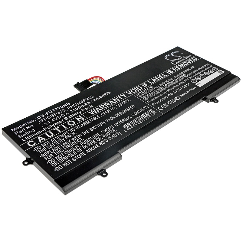 Batteri til notebook, bærbar computer til Fujitsu Lifebook U77