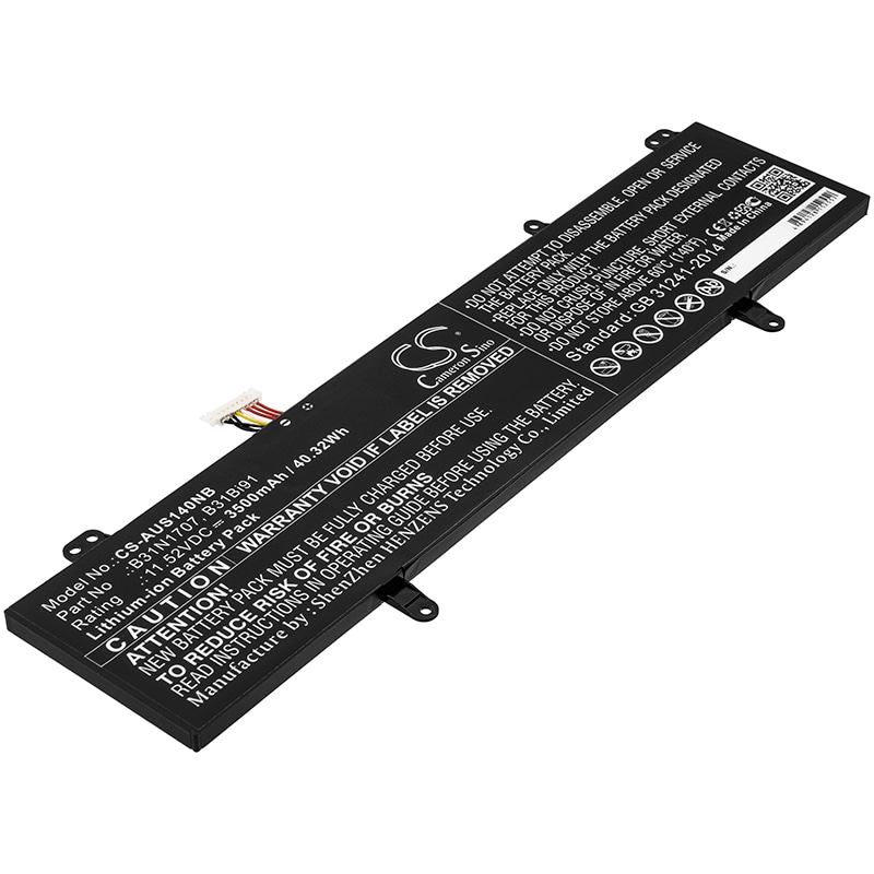 Batteri til notebook, laptop til Asus VivoBook S14, S410U, S410UA og andre
