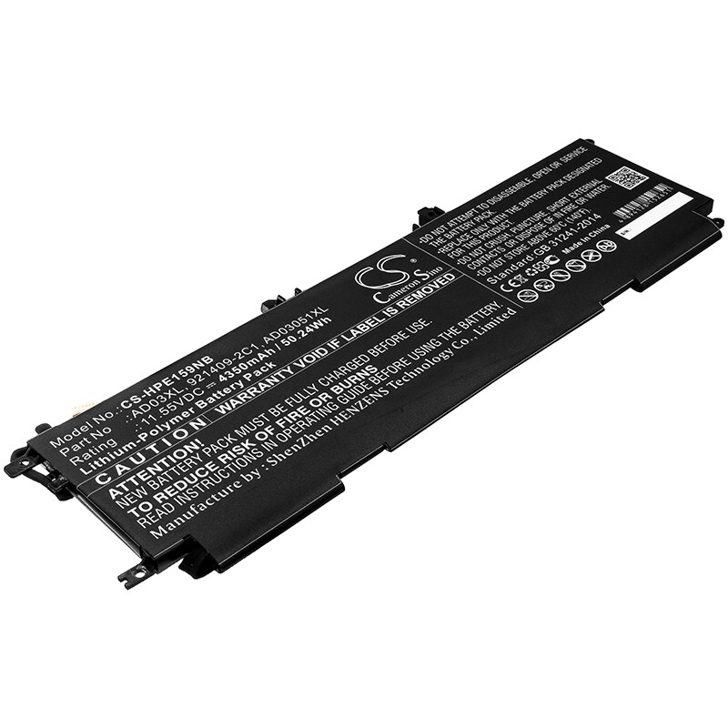 Batteri til notebook, bærbar computer til HP Envy 13-AD159TX, Envy 13-AD028UR og andre