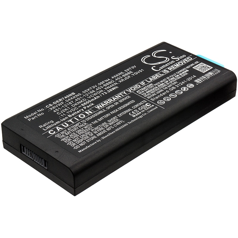 Batteri til notebook, bærbar computer til DELL Latitude 14 Rugged 7404 og andre