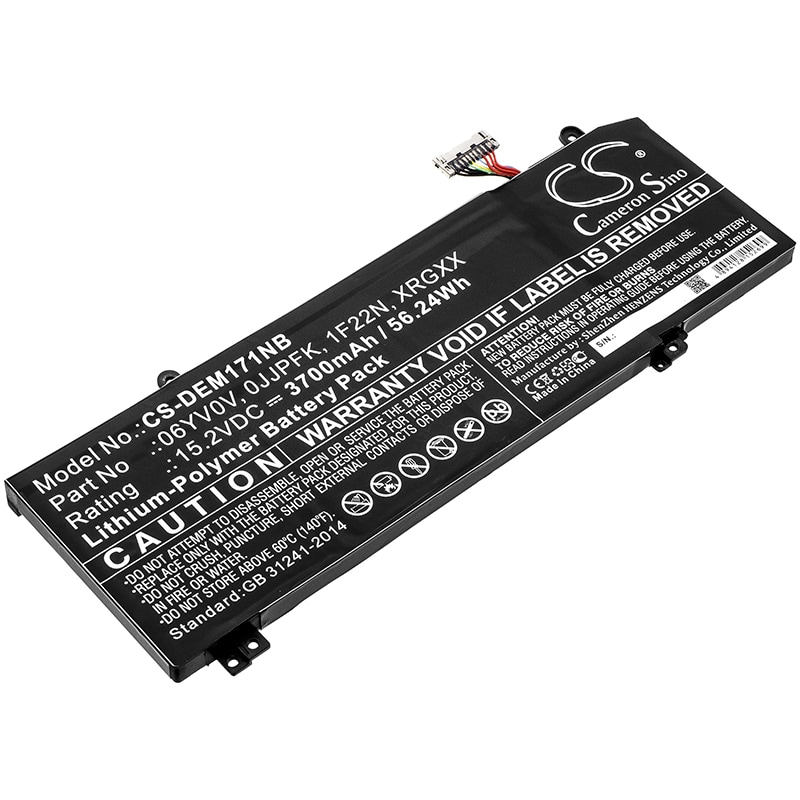 Batteri til notebook, bærbar computer til DELL G5 5590-D2785W, ALW15M-D1523S og andre