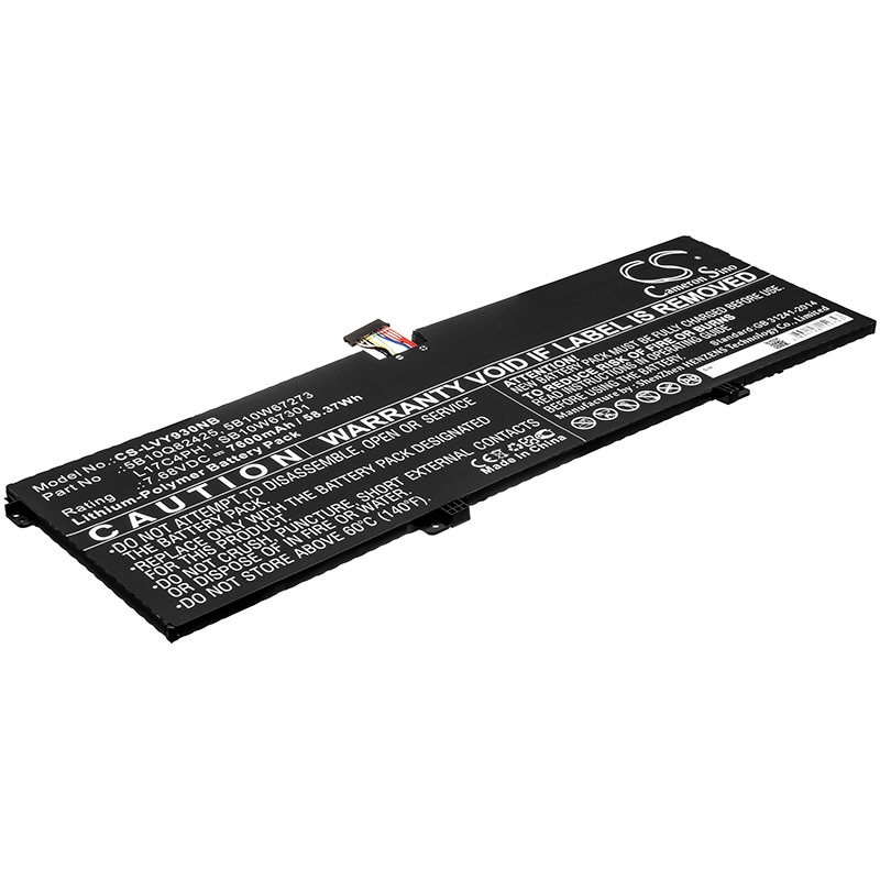 Batteri til notebook, bærbar computer til Lenovo Yoga C930-13IKB-81C4002YMZ og andre