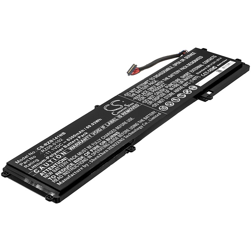 Batteri til notebook, bærbar computer til Razer Blade 14 2015, RZ09-01161R32 og andre