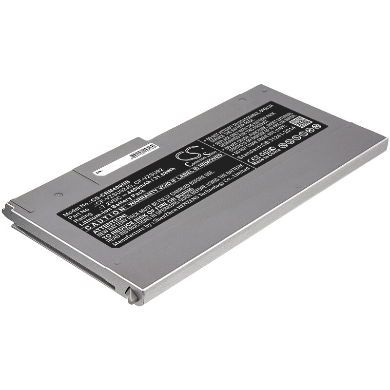 Batteri til notebook, bærbar computer til Panasonic CF-MX4, CF-MX3, CF-MX5 og andre.