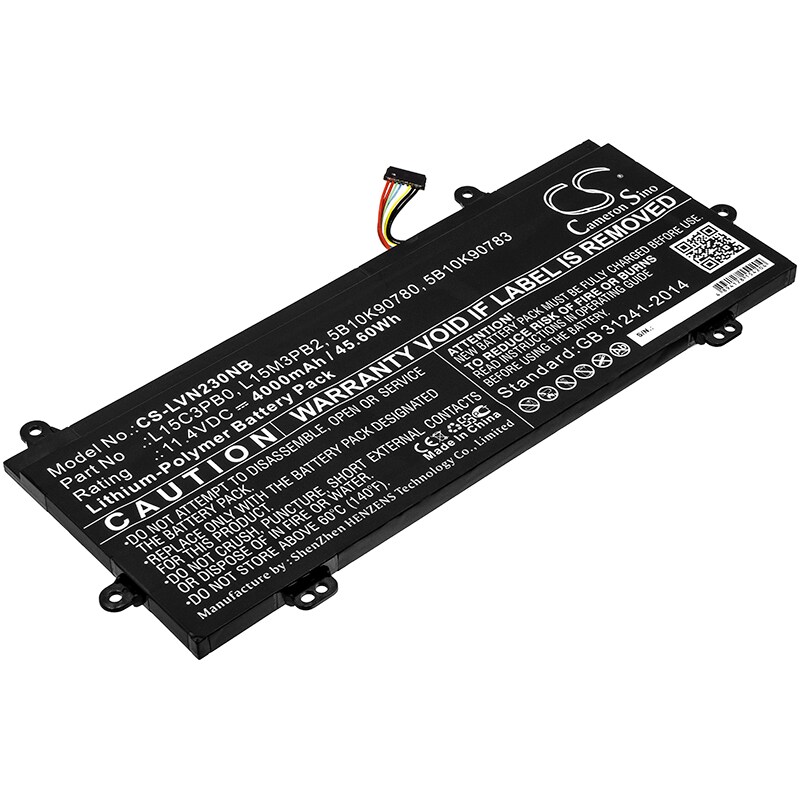Batteri til notebook, bærbar computer til Lenovo Winbook N22, Winbook N23