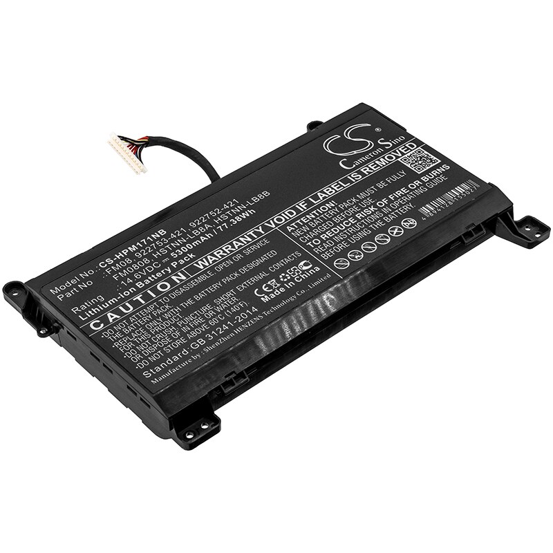 Batteri til notebook, bærbar computer til HP Omen 17-AN004NO, Omen 17-AN008NC og andre