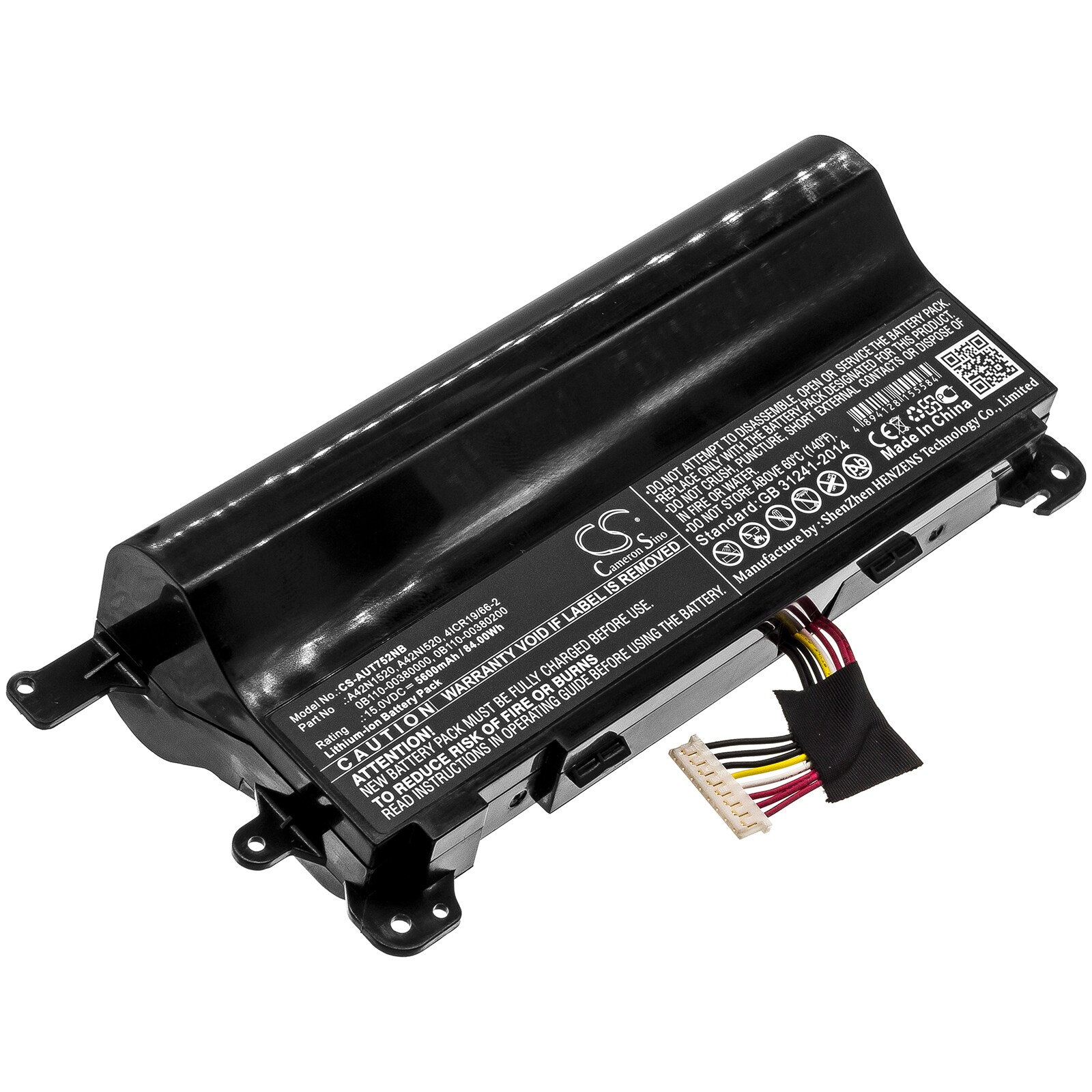 Batteri til notebook, bærbar computer til Asus G752VY-T7031T, G752VY-GC174T og andre
