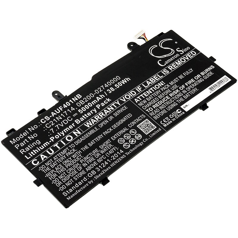 Batteri til notebook, bærbar computer til Asus VivoBook Flip 14 TP401CA-EC012T og andre