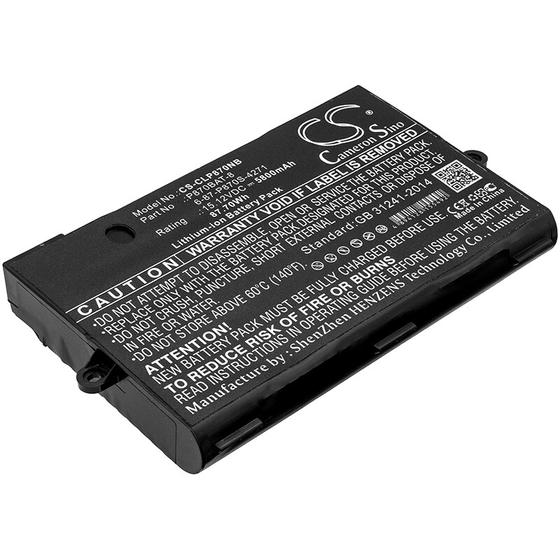 Batteri til notebook, bærbar computer til Schenker XMG U727, XMG U726