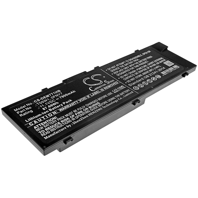 Batteri til notebook, laptop til DELL Precision M7710, Precision 17 7000 og andre.