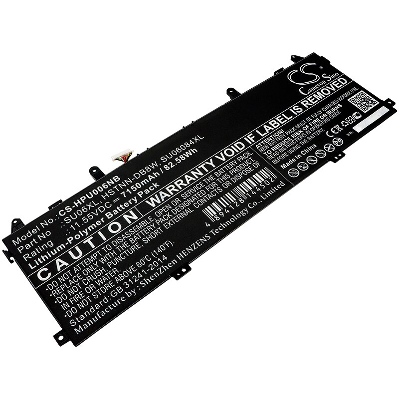 Batteri til notebook, bærbar computer til HP Spectre X360 15-DF0000 og andre