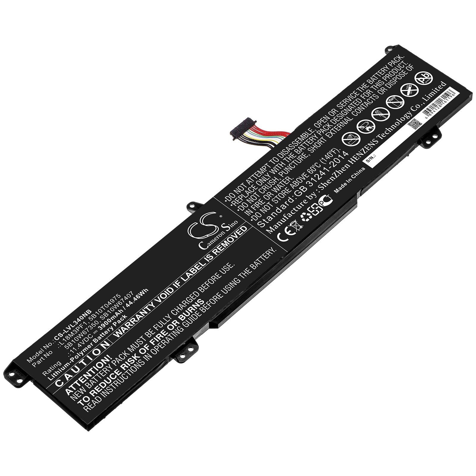 Batteri til notebook, bærbar computer til Lenovo IdeaPad L340-15IRH