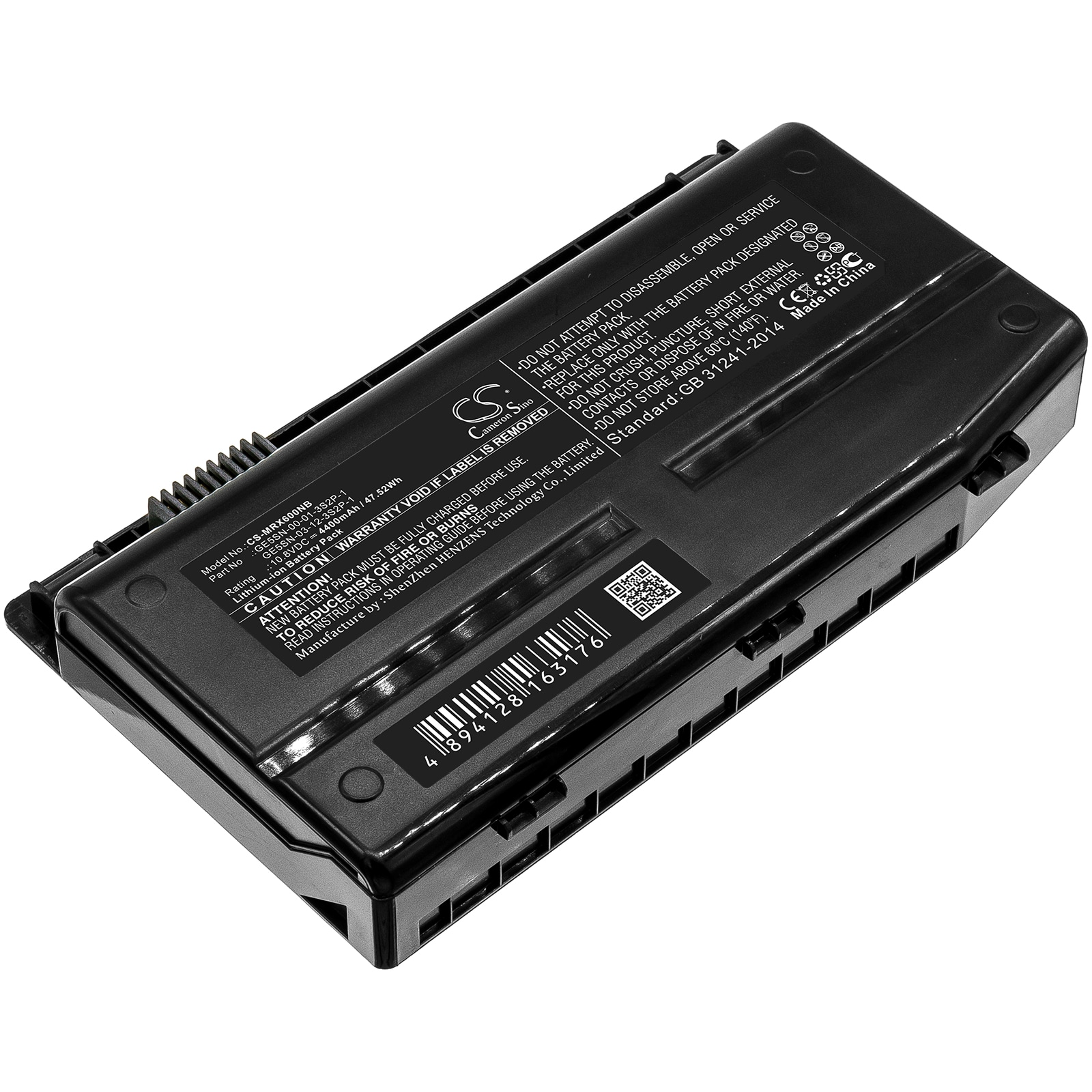 Batteri til notebook, laptop til Shinelon GE5S02, T50-581S1N, T50-781S1N og andre