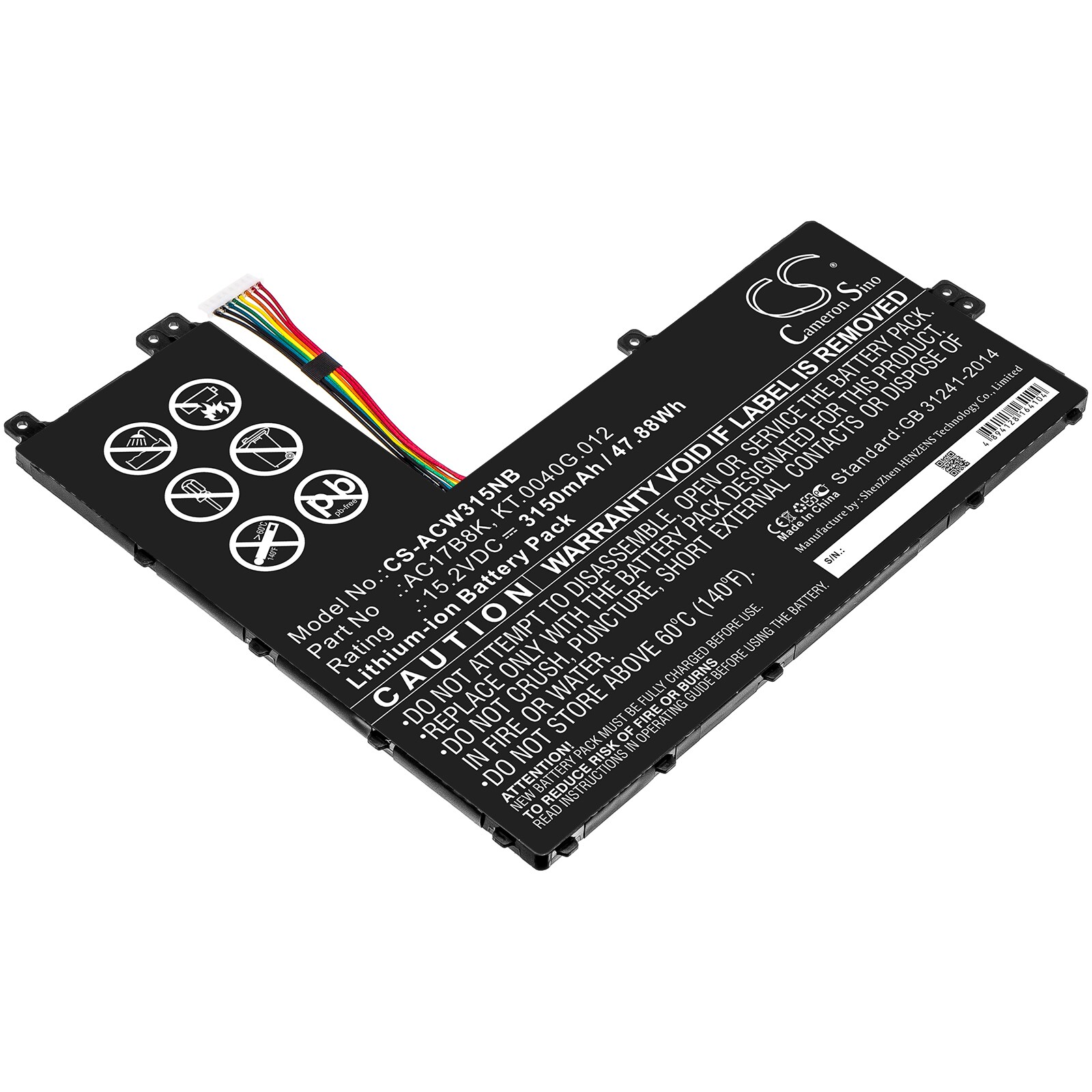 Batteri til notebook, laptop til Acer Swift 3 SF315-52G-54DA og andre