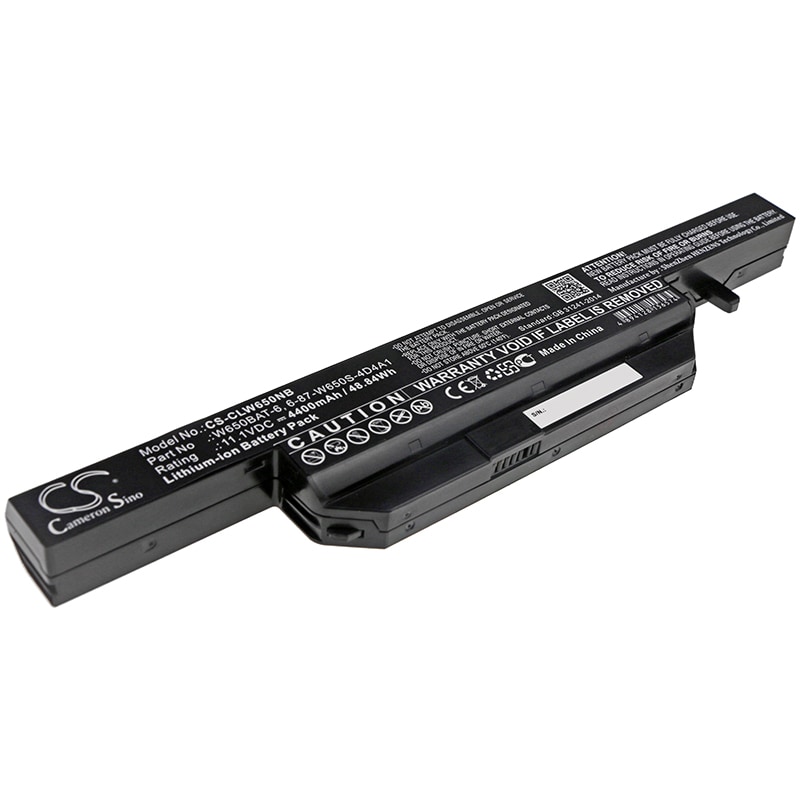 Batteri til notebook, laptop til Schenker B713-1OB, M505, XMG M504 og andre