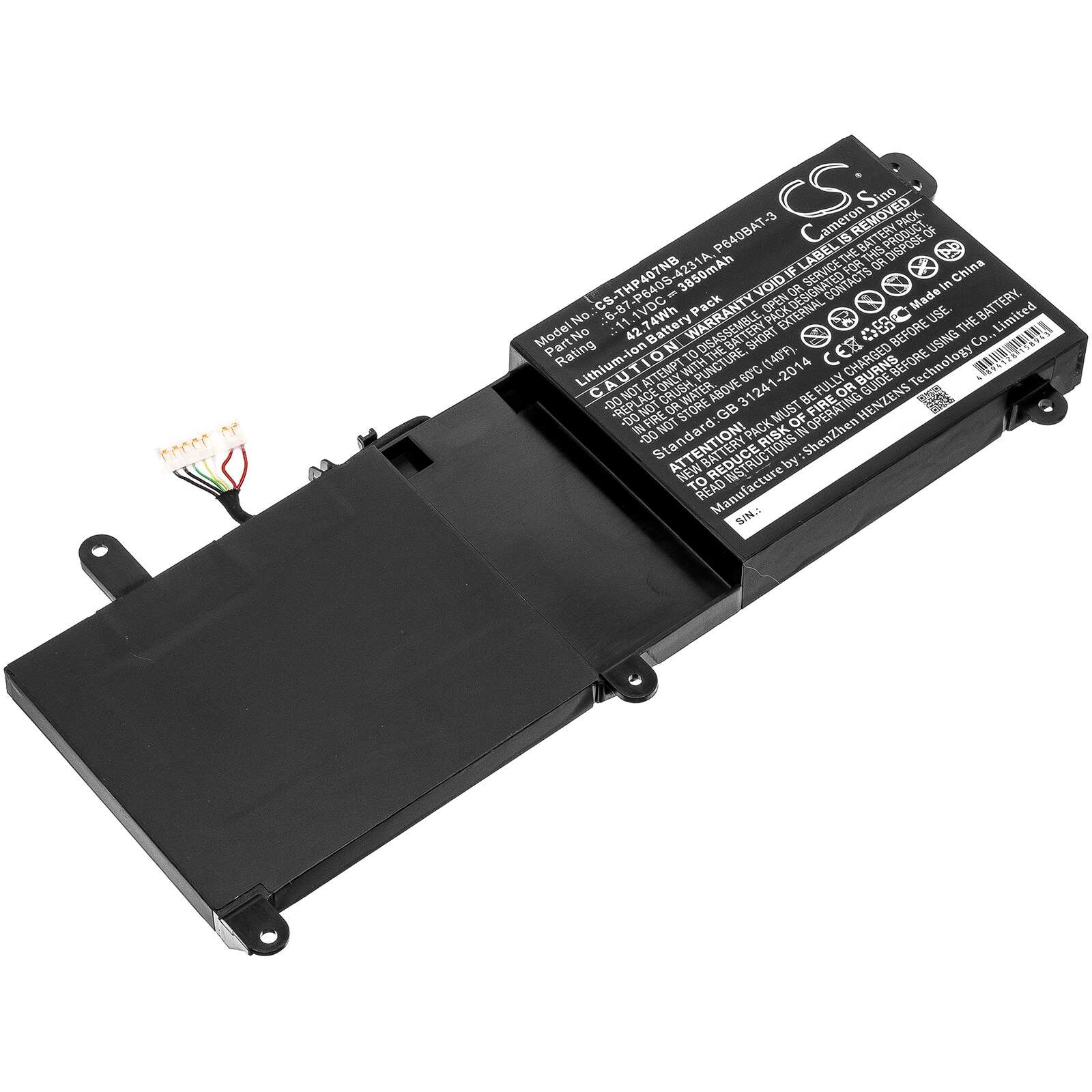Batteri til notebook, laptop til Schenker XMG P407-DRH, XMG P407-PSD og andre