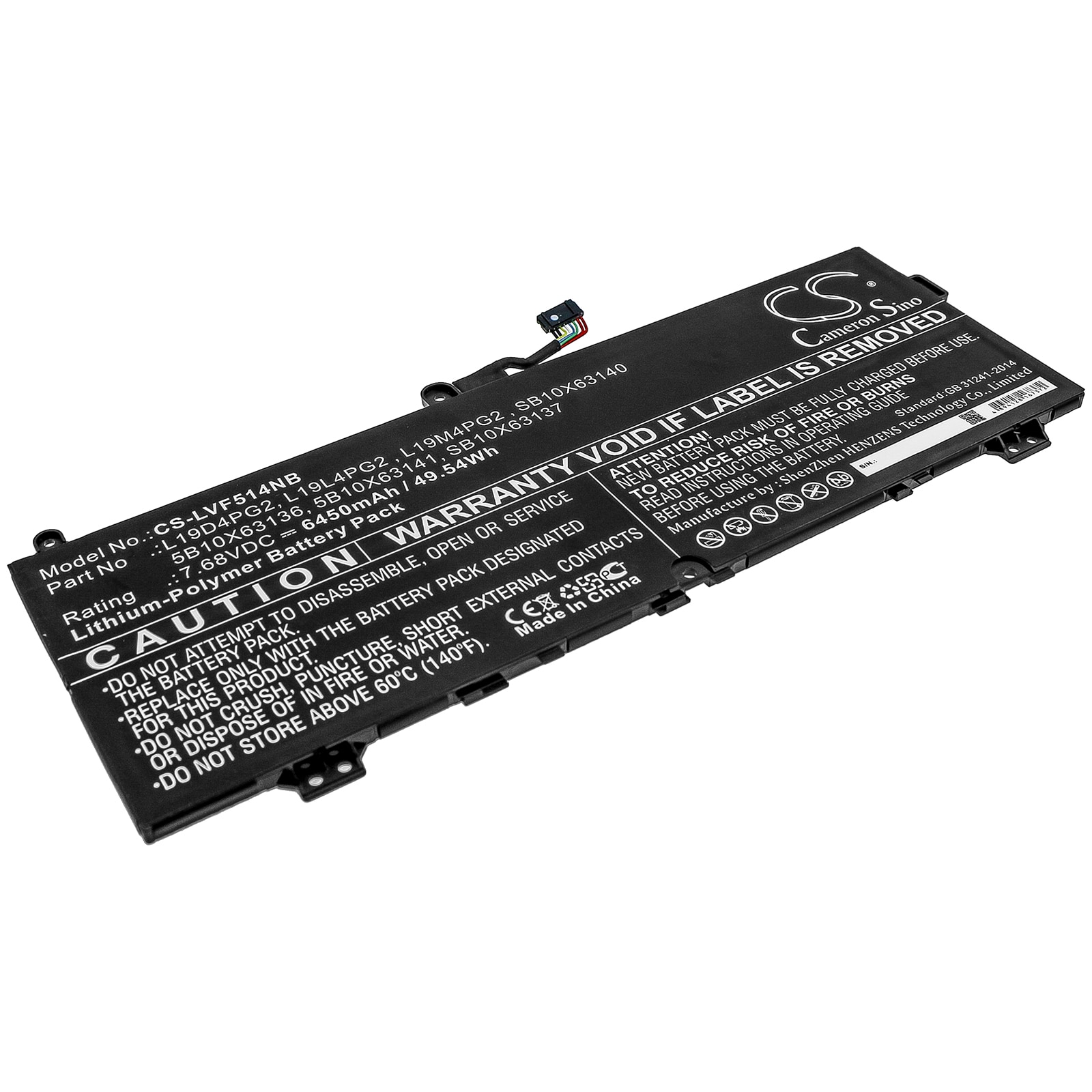 Batteri til notebook, bærbar computer til Lenovo IdeaPad Flex 5 1470 og andre